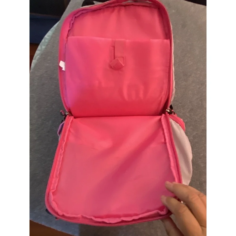 Embark Jartop Elite Backpack Gray Pink Laptop School